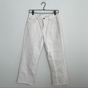 NWT GRLFRND Women’s Size 26 White “Wear Me Out” The Marian Denim Jean